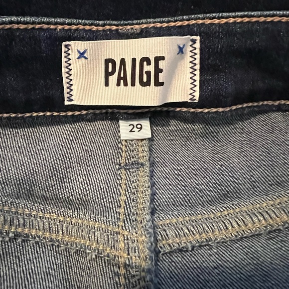 PAIGE Claudine High Rise Ankle Flare Jeans with Raw Hem - Picture 6 of 11